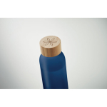 Garrafa de vidro personalizada colorida 500ml Crystal Resistant cor azul transparente
