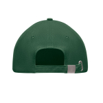 Boné de basebol com sarja grossa de algodão tamanho 7 1/4 260 g/m2 cor verde-escuro