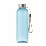 Garrafa de Tritan Renew™ transparente antifugas tampa com pega 500ml cor azul transparente quarta vista