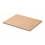 Tapete para rato de papel reciclado com base antideslizante cor bege