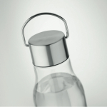 Garrafa reciclada rPET antifugas de cores chamativas 600ml cor transparente