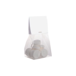 Saco de Wilhelmina Mints com topo personalizável 50g cor transparente segunda vista