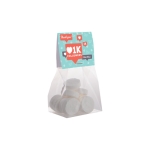 Saco de Wilhelmina Mints com topo personalizável 50g cor transparente