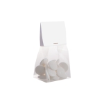 Saco de Imperial Mints com topo personalizável 50g cor transparente segunda vista