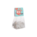 Saco de Imperial Mints com topo personalizável 50g cor transparente
