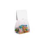 Saco de doces com sabor a fruta com topo personalizável 50g cor transparente segunda vista