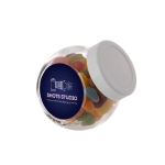 Frasco pequeno com sortido de Jelly Beans 200ml cor branco