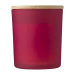 Vela de cera grande de 20 horas de duração com tampa Candlelight Large cor bordeaux primeira vista