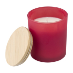 Vela de cera grande de 20 horas de duração com tampa Candlelight Large cor bordeaux segunda vista