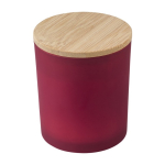 Vela de cera grande de 20 horas de duração com tampa Candlelight Large cor bordeaux terceira vista