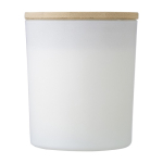 Vela de cera grande de 20 horas de duração com tampa Candlelight Large cor branco primeira vista