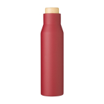 Garrafas térmicas em aço inoxidável, de qualidade, sem fugas 500ml Contempo cor bordeaux primeira vista
