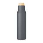 Garrafas térmicas em aço inoxidável, de qualidade, sem fugas 500ml Contempo cor cinzento primeira vista