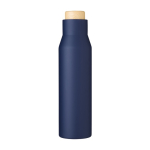 Garrafas térmicas em aço inoxidável, de qualidade, sem fugas 500ml Contempo cor azul-marinho primeira vista