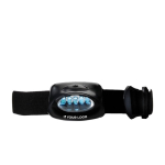 Lanterna frontal de plástico 5 LED e 3 posições de ajuste cor preto vista principal