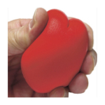 Bola anti-stress publicitária em forma de coração ZenBeat primeira vista