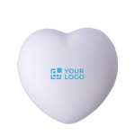 Bola anti-stress publicitária em forma de coração ZenBeat vista principal