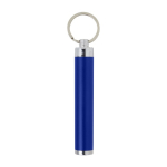 Porta-chaves lanterna com logo de forma cilíndrica colorido Logolight cor azul primeira vista