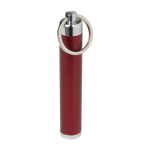 Porta-chaves lanterna com logo de forma cilíndrica colorido Logolight cor vermelho oitava vista