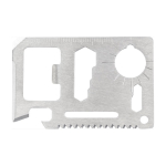 Ferramenta multifunções em forma de cartão ToolCard cor preto primeira vista
