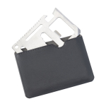 Ferramenta multifunções em forma de cartão ToolCard cor preto quinta vista