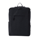 Mochila executiva de poliéster para portátil com USB 15'' Activewear cor preto primeira vista