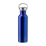 Garrafa de aço de parede única com tampa e pega 700ml Clip Neck cor azul primeira vista