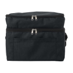 Sacos isotérmicos personalizados com dois compartimentos RPET IceCube cor preto primeira vista