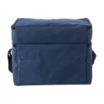 Sacos isotérmicos personalizados com dois compartimentos RPET IceCube cor azul terceira vista