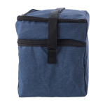 Sacos isotérmicos personalizados com dois compartimentos RPET IceCube cor azul quarta vista