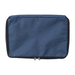 Sacos isotérmicos personalizados com dois compartimentos RPET IceCube cor azul quinta vista