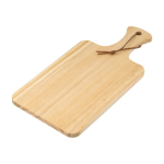 Tábua de cortar personalizada tradicional com pega e corda Gastro cor madeira terceira vista