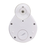 Temporizador de duche de 5 minutos com ventosa para publicidade cor branco terceira vista