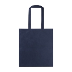 Saco de compras non-woven rPET com asas compridas 70 g/m2 cor azul primeira vista