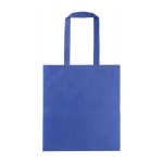 Saco de compras non-woven rPET com asas compridas 70 g/m2 cor azul real primeira vista