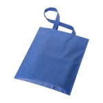 Saco de compras non-woven rPET com asas compridas 70 g/m2 cor azul real segunda vista