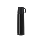 Termos de aço inoxidável 500 ml, tampa tipo chávena 130 ml cor preto primeira vista