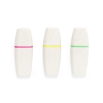 Set de marca-texto fluorescentes em frasco transparente cor multicolor quinta vista