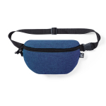 Bolsa de cintura de plástico reciclado alça ajustável/fivela cor azul primeira vista