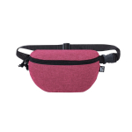 Bolsa de cintura de plástico reciclado alça ajustável/fivela cor vermelho primeira vista