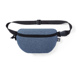 Bolsa de cintura de plástico reciclado alça ajustável/fivela cor azul-marinho primeira vista