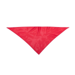 Clássico lenço triangular de poliéster em cores vibrantes cor vermelho primeira vista