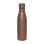 Garrafa térmica de aço inoxidável reciclado 500ml cor bronze quarta vista