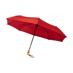 Guarda-chuva pequeno anti-vento fecho e abertura automáticos ø97 RPET cor vermelho