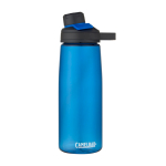 Garrafa CamelBak®, tritan reciclado, tampa magnética 750ml cor azul real vista lateral
