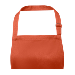 Avental de algodão e poliéster com tira ajustável 240 g/m2 vista detalhe 1