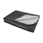 Manta poliéster personalizável reversível bicolor 150 g/m2 cor cinzento quinta vista