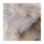 Manta natural de poliéster premium com efeito pelo 170 g/m2 cor natural terceira vista