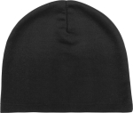 Gorro de poliéster macio personalizável para inverno 280 g/m2 cor preto primeira vista