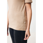 T-shirt mix de algodão reciclado e orgânico, 180 g/m2, Iqoniq Manuel cor castanho-claro